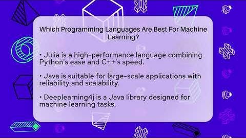 Which Programming Languages Are Best For Machine Learning? - Job Success Network