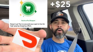 🚨NEW DoorDash Shopper PILOT PROGRAM: $25 Bonus per Shop N Pay