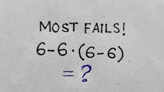 Maybe 1 in 3 people Can Solve This Math Question! 