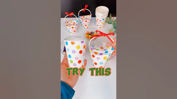 Party Favors From Paper Cup Craft | Fun And Creative #shorts #viral