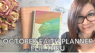 What I am Using for Faith Planning in October| Faith Planner | Erin Condren Faith Planner