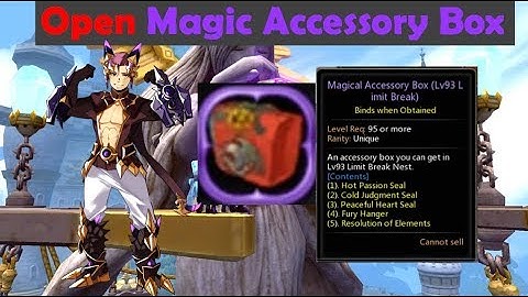 [Open] Magic Accessory Box - SpeedColie -【Dragon Nest SEA】