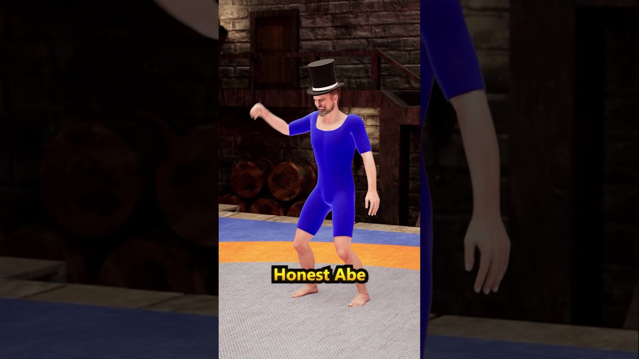 Abraham Lincoln Was a Pro Wrestler? 😱 #history #funny #shorts