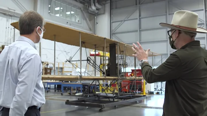 Adam Savage Examines the Wright Brothers 1909 Mili...