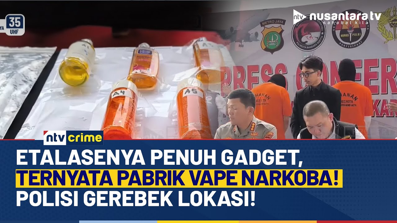 Polisi Gerebek Toko di Mangga Dua, Ribuan Cartridge Vape Mengandung Obat Bius Disita | NTV CRIME