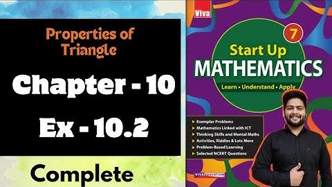 Viva Education Start Up Mathematics Class 7 || Exercise 10.2