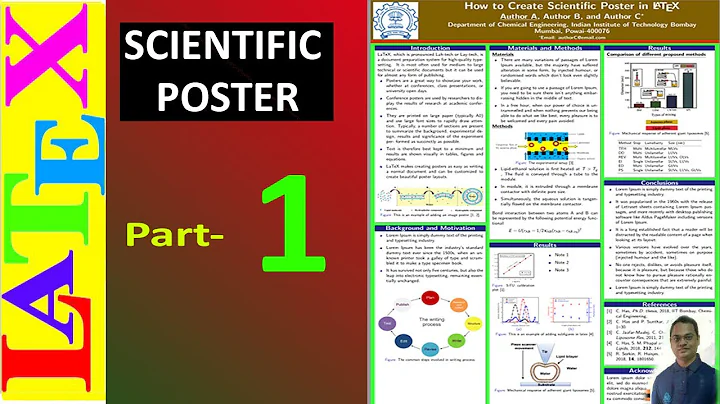 How to Design a Scientific Poster using Beamer -1 (Latex Basic Tutorial-30)