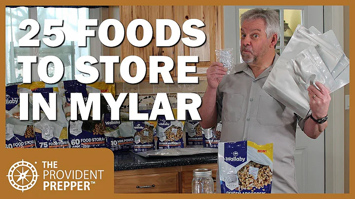 儲存長效食物：25種食材可以用Mylar袋包裝