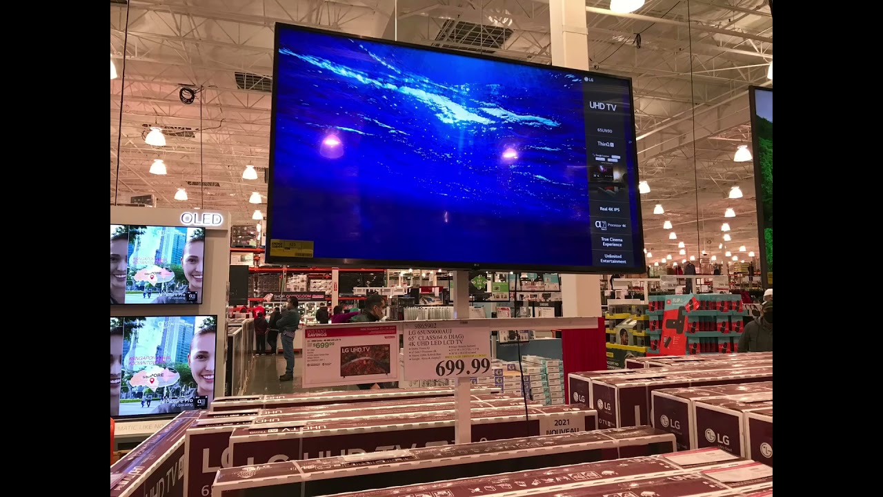 Unbox LG 65" Class UN9000 Series 4K UHD LED LCD TV from Costco