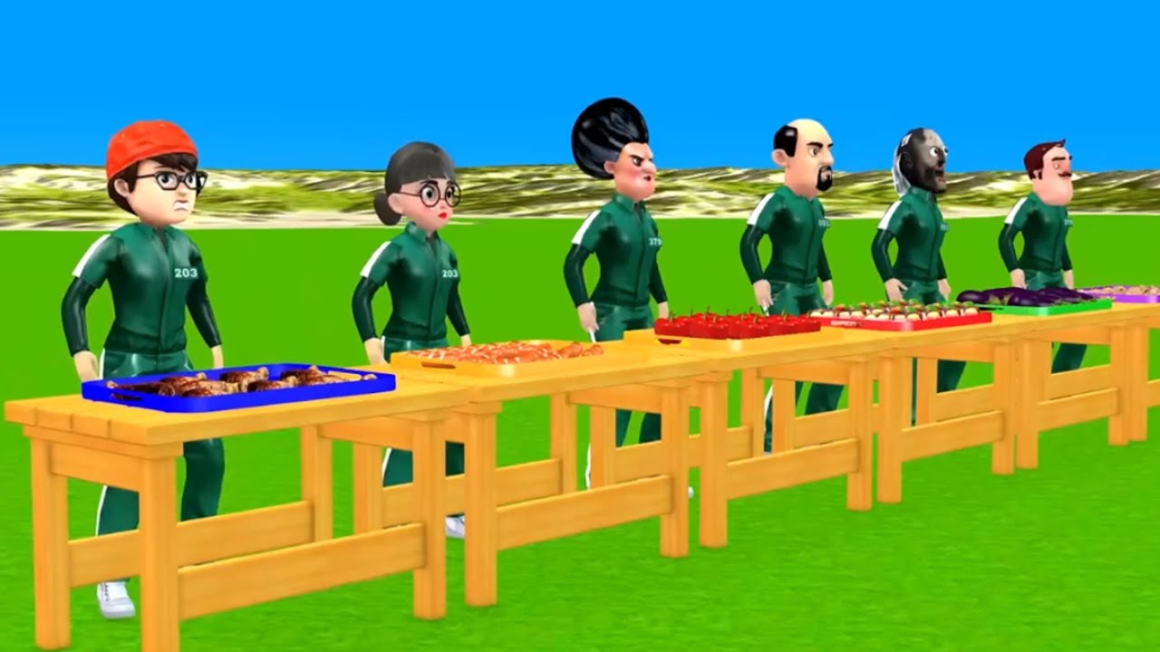 Scary teacher 3d and aaj ke squid game me khelenge sare player's aeroplane kya uda payenge #game 