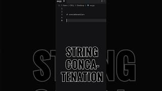 How to Combine Strings in Python #Python #Shorts