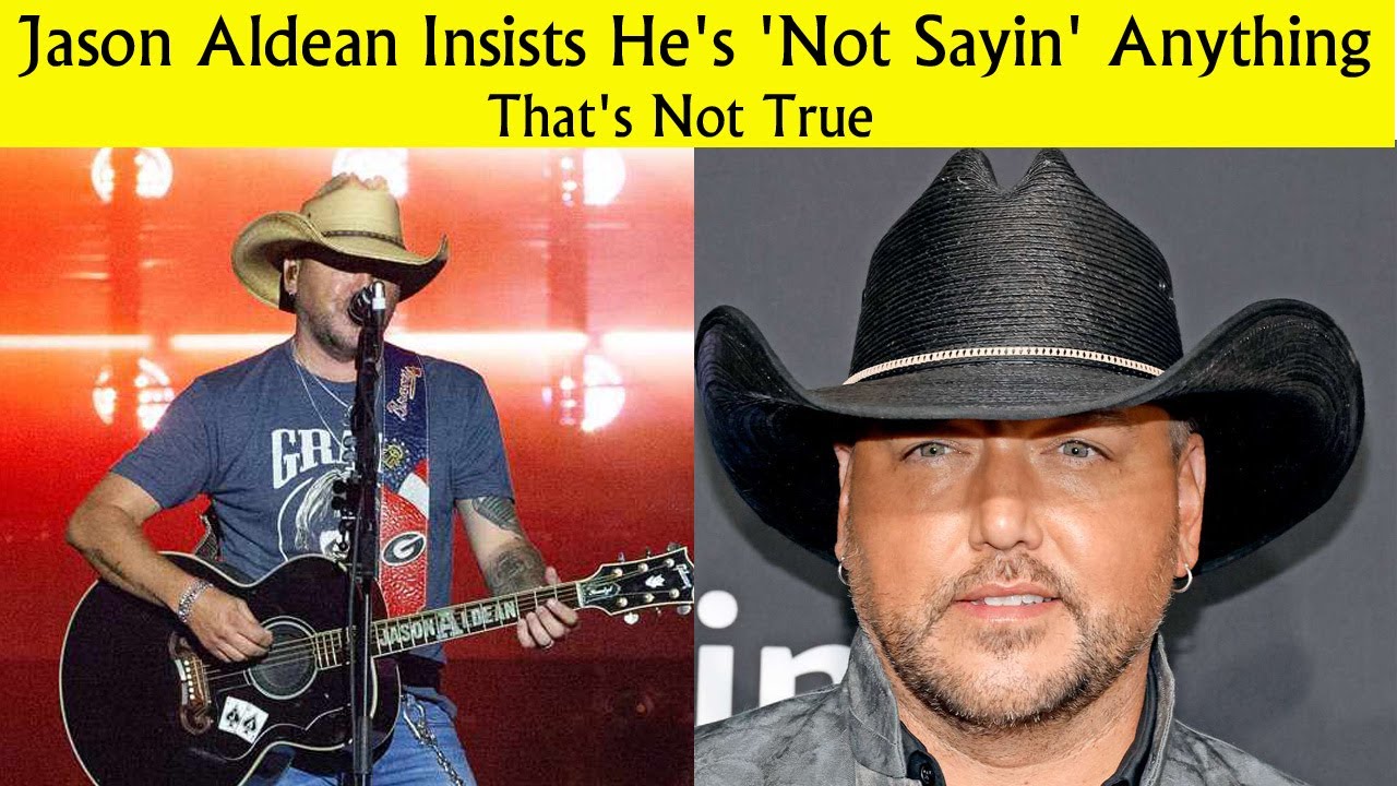 Jason Aldean Insists He's 'Not Sayin' Anything That's Not True YouTube
