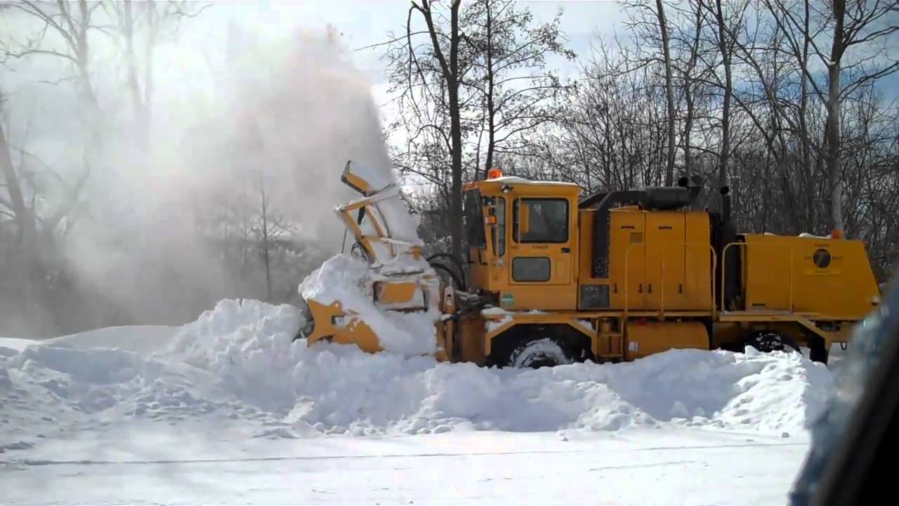 NYSDOT Oshkosh H series snowblower YouTube