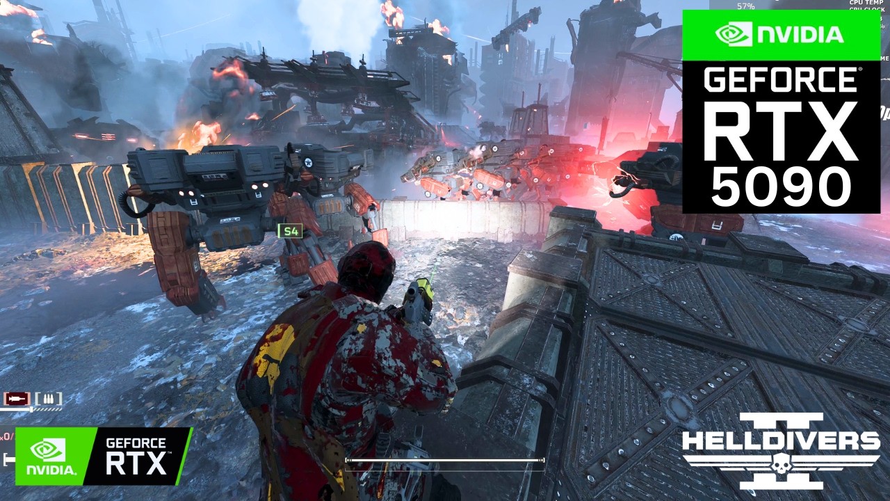 HELLDIVERS 2: OMNIPARITUS on RTX 5090 32GB (4K Maximum Graphics)