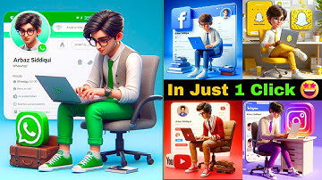 How to create 3D AI Social media Images | Viral photo editing | bing image creator tutorial | ai