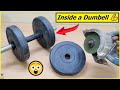 Inside a dumbell - What&#39;s inside  PVC Dumbells 💪 | Must watch before buying 😲