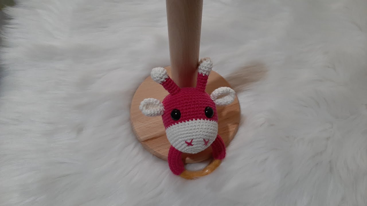 1.BÖLÜM zürafalı bebek çıngırağı diş kaşıyıcısı yapımı anlatımlı video