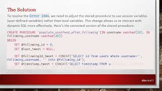 Famous Resolving the Error 1064 in MySQL Stored Procedures Profile