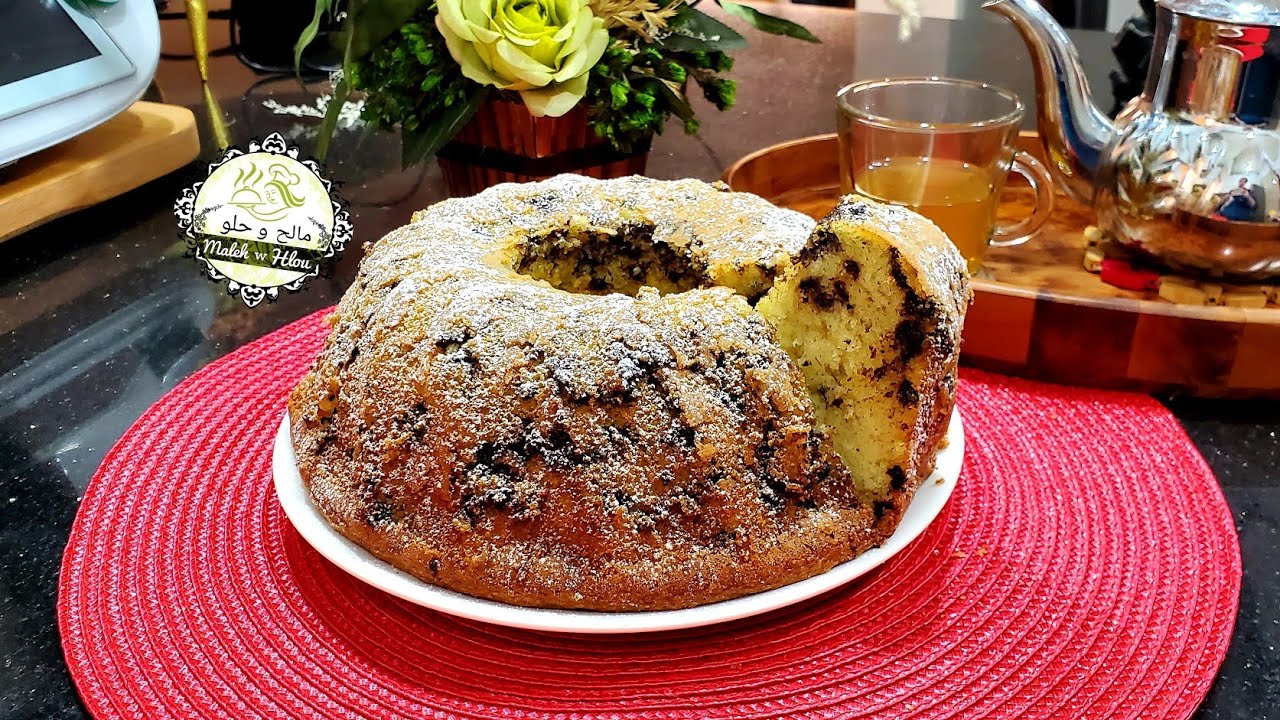 Cake au yaourt---- كيك بالياغورت خفيف وناجح من اول تجربة