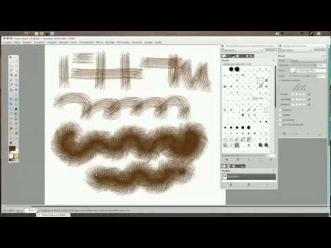 Forks Brush Series 1 for Gimp | Strokes and notes - Part Two [Gimp Brushes]