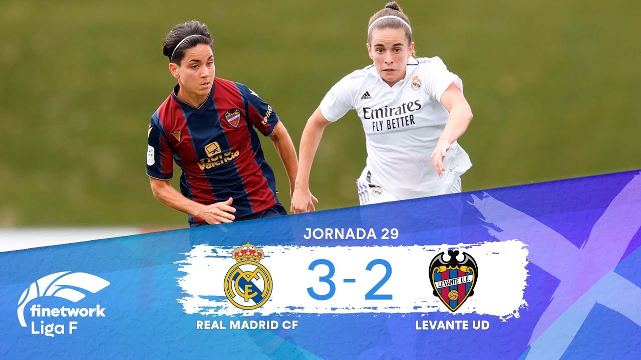 RESUMEN Y GOLES REAL MADRID CF vs LEVANTE UD, JORNADA 29, FINETWORK ...