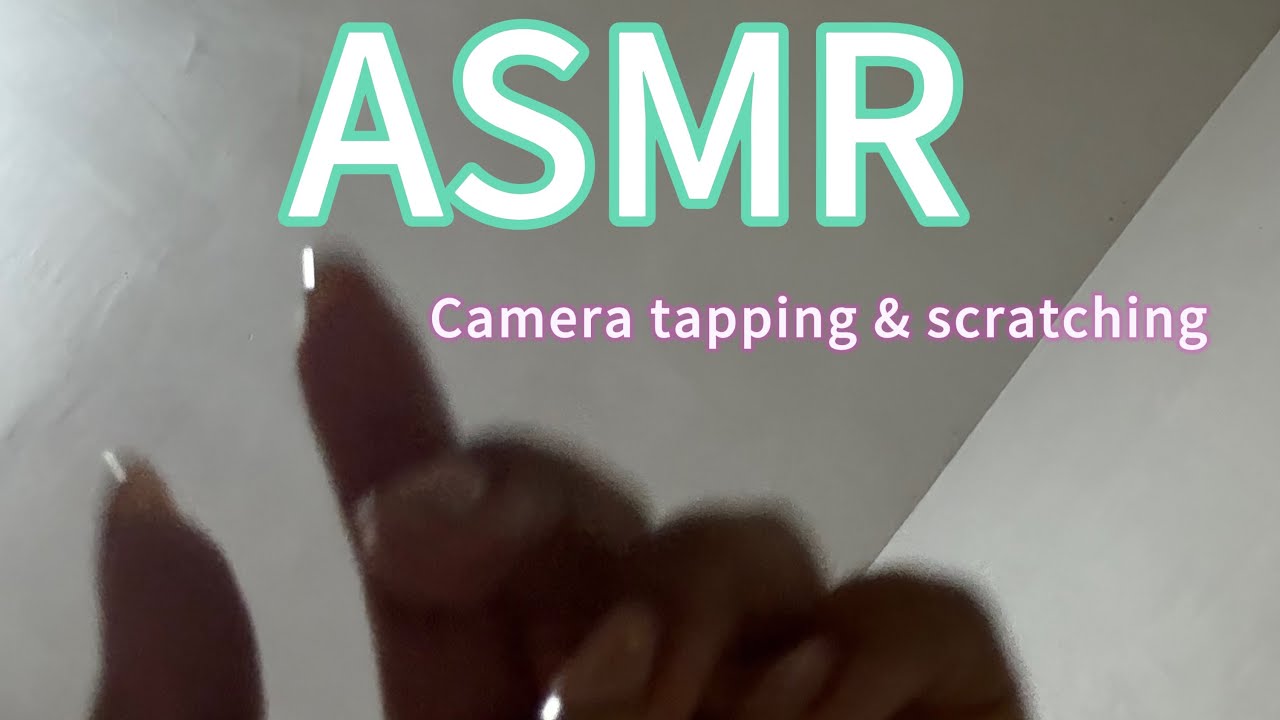 ASMR camera, nail and moon lamp tapping & scratching | no talking | ana ...
