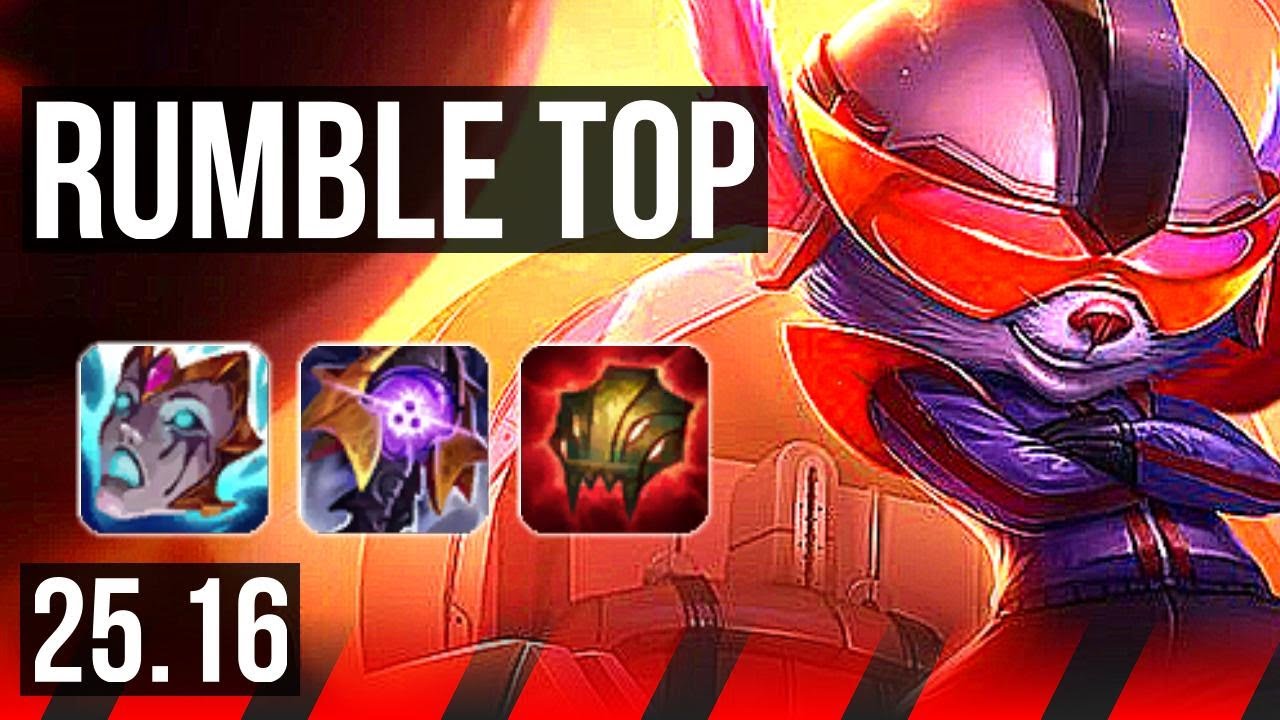 RUMBLE vs FIORA (TOP) | 800+ games, 11/4/11 | KR Challenger | 25.16