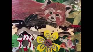 Earth Day Art: Recycled Art Project Timelapse