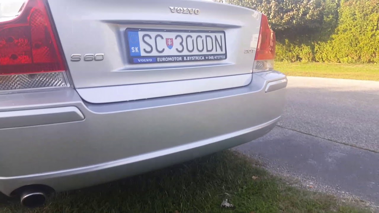 Volvo s60 2.0t stock sound YouTube