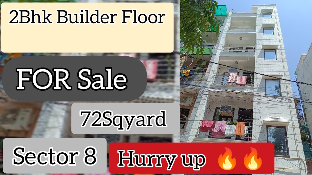 2Bhk Builder Floor for Sale Complete Wooden work , modular Kitchen