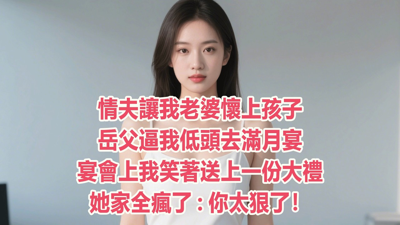 情夫讓我老婆懷上孩子，岳父逼我低頭去滿月宴，宴會上我笑著送上一份大禮，她家全瘋了:你太狠了！#情感故事 #退休生活 #子女孝顺 #老人频道 #生活哲学