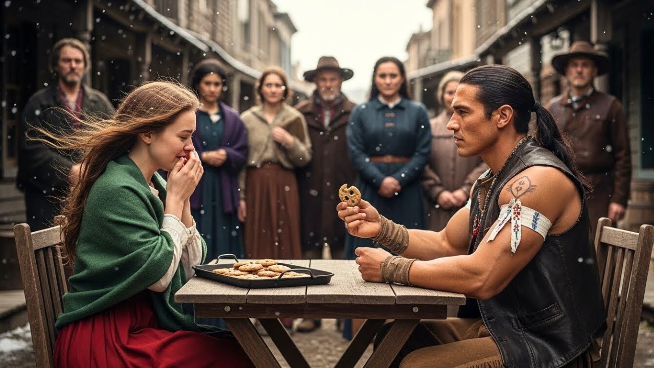 Sie verkaufte Weihnachtskekse – doch alle lachten, bis ein Apache sagte: ‚Es schmeckt wie zu Hause‘