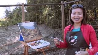 The Artist Diaries Vineyard Painting Challenge