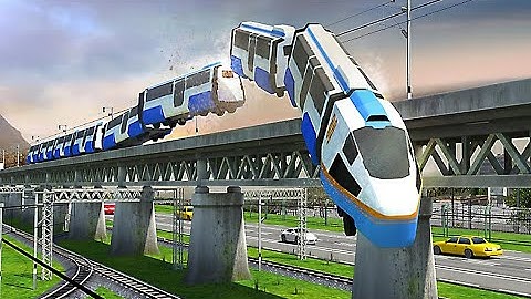 Euro Train Racing Game 2017- Multiplayer - Tutorial and Level 1