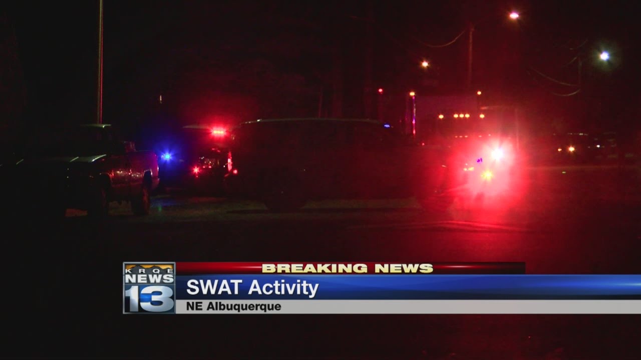 SWAT responds to barricaded man inside northeast Albuquerque home - YouTube