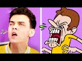 7 CRAZY CARTOONS ABOUT YOU AND YOUR BESTIES || Relatable Situations by 123 Go! Animated