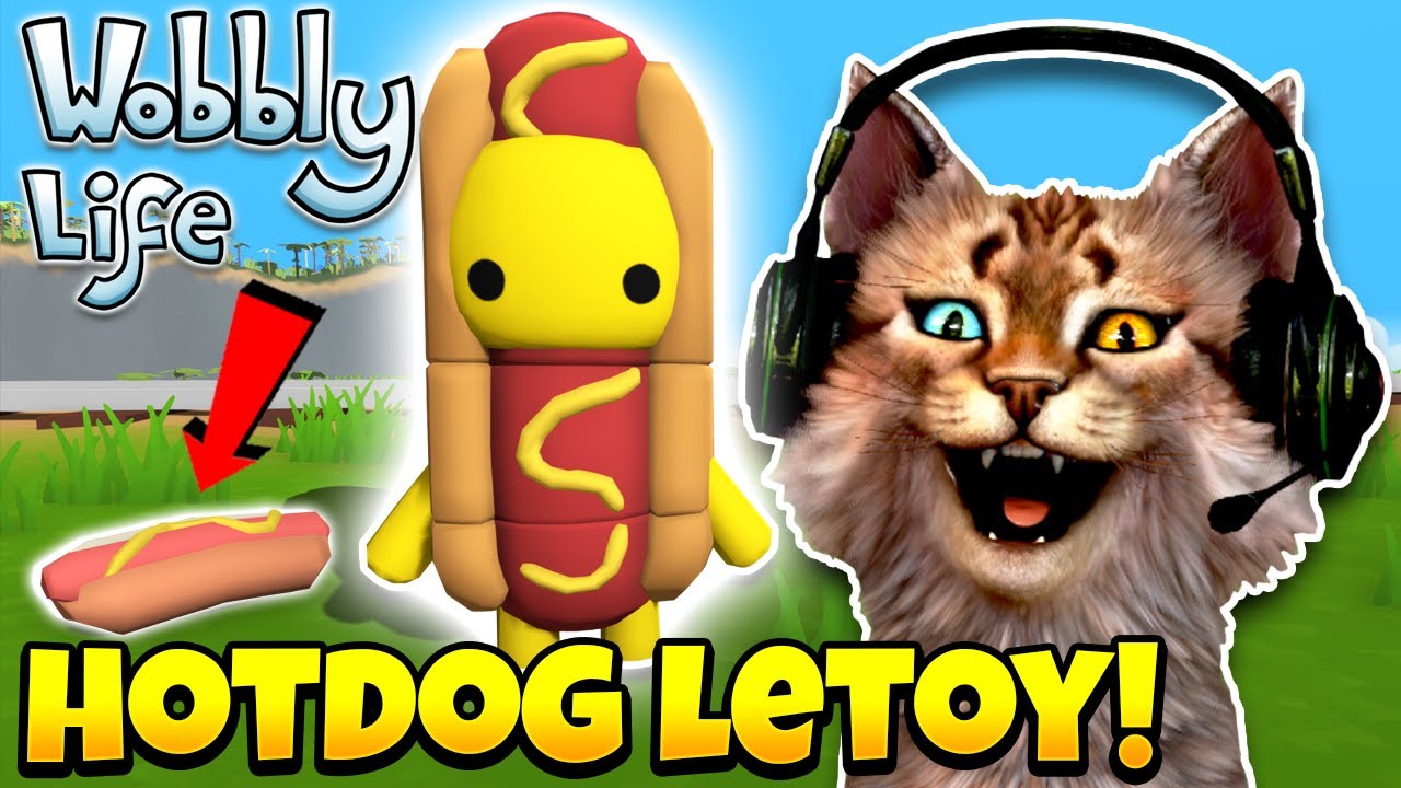 AKU MENJADI HOTDOG LETOY !! 😹 - Wobbly Life Indonesia