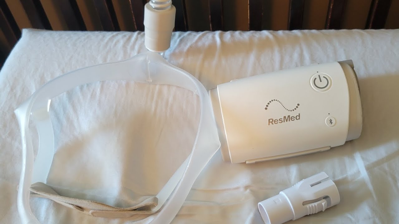 Why does my cpap mask sound like Darth Vader only while using the Resmed mini machine?? 