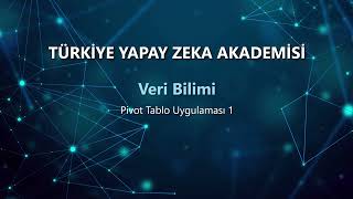 11 2 Pivot Tablo Uygulaması 1