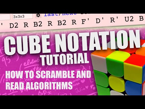 Rubik's Cube Notation - Full Beginner Tutorial