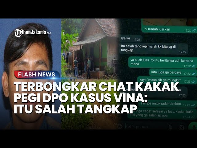Terbongkar Chat Kakak Pegi Setiawan Buronan Pembunuh Vina, Sebut Adiknya Korban Salah Tangkap class=