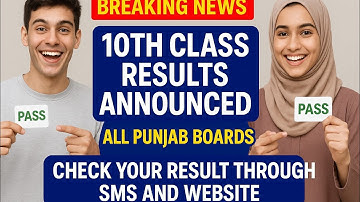 10th Class Result 2025 Announced – Check All Punjab Boards via SMS & Website