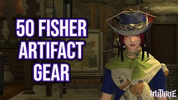 FFXIV 2.0 0109 Fisher Quest Level 50 + Artifact Gear