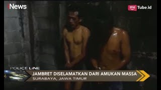 Jambret Tas Seorang Wanita, Pelaku Diamuk Massa Hingga Diamankan di Pos TNI - Police Line 18/03