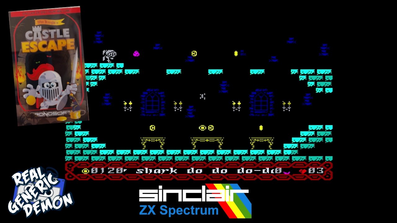 ZX Spectrum Game 🖥️ - Castle Escape (2022) - YouTube