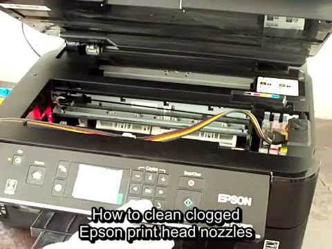 How to clean clogged Epson print head nozzles. | FunnyCat.TV