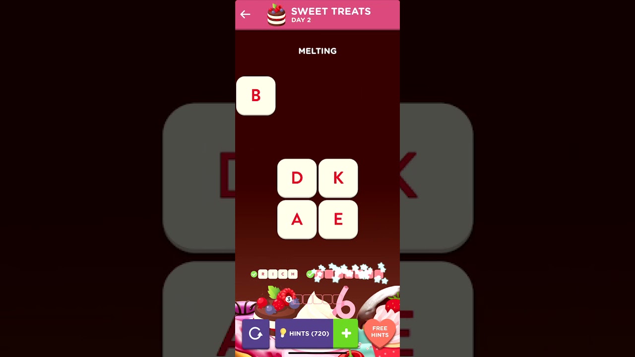 🍬 WordBrain 2 Sweet Treats 2025 Day 2 Answers🍭