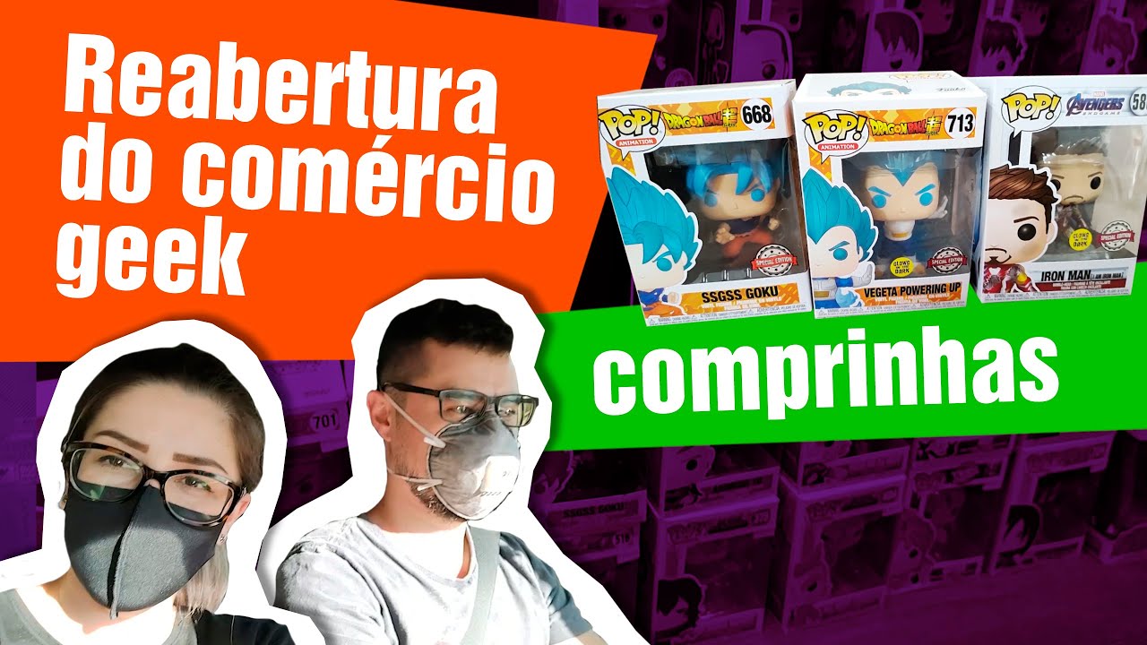 REABERTURA do comércio GEEK em SP - Onde comprar Funko Pop e Colecionáveis  - Visita à Dragon Toys