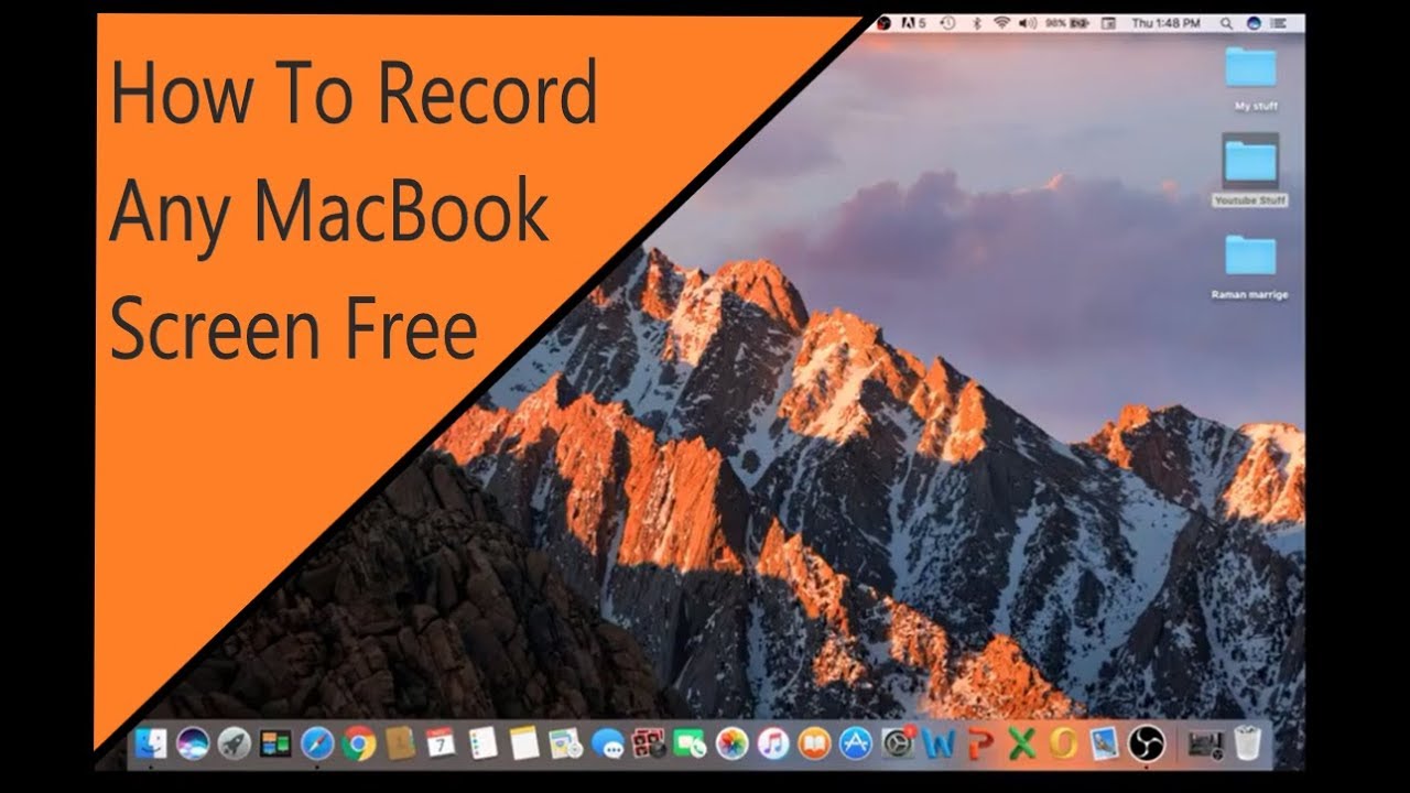 how to record video on macbook