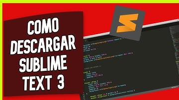 ⚡ como Descargar e Instalar SUBLIME TEXT 3 en Windows 10 2023